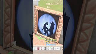 The SIMS 4 CUSTOM MIRROR IDEAS sims4mirror thesims4ideas sims4shorts [upl. by Elleinwad]