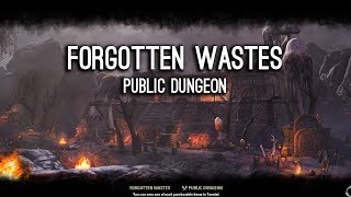 Forgotten Wastes Dungeon exploring Morrowind ESO [upl. by Aniteb]