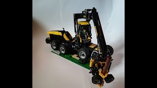 FOREST HARVESTER PONSSE SCORPION KING in Lego Technic version 29 [upl. by Budwig]