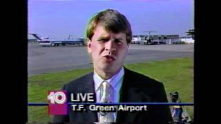 First British Airways Concorde Landing in Rhode Island June 13 1988 [upl. by Allistir]