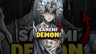 what would happen if Sanemi became a demon demon slayer explained demonslayer anime shorts [upl. by Sianna]