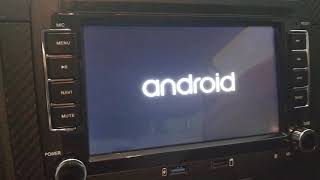 Car Radio Android 10 2 din Hard Reset  Update with files [upl. by Orferd930]