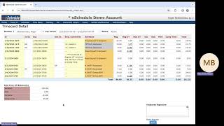 eSchedule Quick Tips  Moving Hours to Comp [upl. by Mungo]
