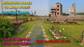 Ready To Move Plots Near Joka Metro  Land Sell In Joka  Plot Sell In Kolkata  0 No Cost EMI [upl. by Lala769]