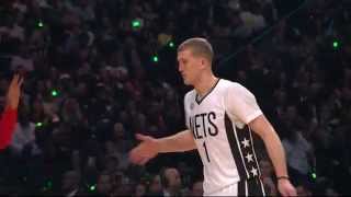 Mason Plumlee Catches and Throws Down Reverse Dunk 2015 Sprite SlamDunk Contest [upl. by Gean]