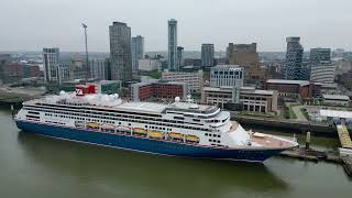 Fred Olsen Cruise Ship “Bolette”  Liverpool Waterfront [upl. by Dielle]