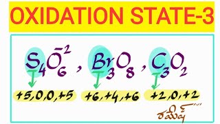 OXIDATION STATE3 [upl. by Perrins]