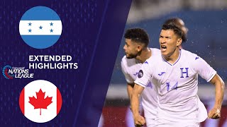 Honduras vs Canada Extended Highlights  CONCACAF Nations League  CBS Sports Golazo [upl. by Aiykan]