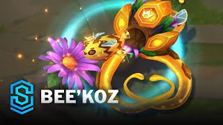 BeeKoz Skin Spotlight  PreRelease  PBE Preview  League of Legends [upl. by Timmie661]