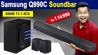 Samsung Soundbar Q990C Unboxing Setup and Review in Hindi  Samsung Soundbar Q990C Indian Unit [upl. by Aihtnis280]