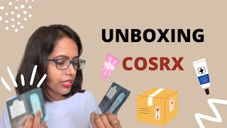 Unboxing my favourites from cosrx  Korean skincare Haul for dry sensitive amp Acne Prone Skin [upl. by Jesus]