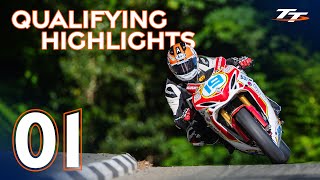 Free Practice amp Qualifying 1  Highlights  2024 Isle of Man TT Races [upl. by Atilemrac335]