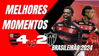 FLAMENGO 4X2 ATLÉTICO MINEIRO MELHORES MOMENTOS mengão  flamengo [upl. by Ailama]