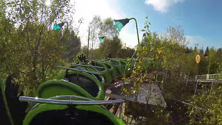 SBF Visa Family Coaster Big Apple Familienachterbahn Jagdmärchenpark Hirschalm 2014 POV Onride [upl. by Natanoj659]