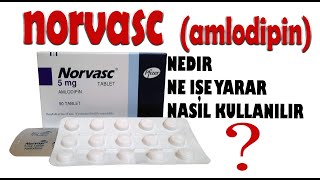 NORVASC Tablet Amlodipin Nedir Niçin Kullanılır Nasıl Kullanılır Yan Etkileri Nelerdir [upl. by Fitton174]