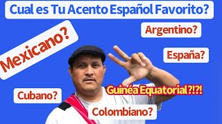 Cual es Tu Acento Español Favorito EL COLOMBIANO EL DE ESPAÑA ARGENTINO CUBANO [upl. by Neelyk]