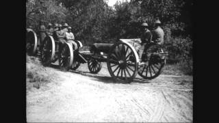 Field Artillery Training in the United States 19181919 [upl. by Ramled495]