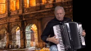 Italian Medley Quando Amore Volare Sorrento Lee Terry Meisinger Accordion Aakkordeon Akordeon [upl. by Anaeco]