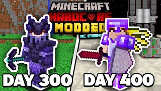 I Survived 400 Days in Mega Ultra Hardcore Minecraft Minecraft Hardcore 100 Days [upl. by Adao397]