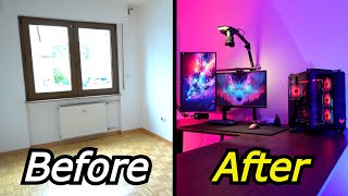 Transforming My Small Room Into My DREAM Gaming Room [upl. by Shum445]