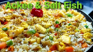 Ackee amp Saltfish Seasoned Rice  One Pot Rice amp Ackee  Jamaican Ackee amp Saltfish Seasoned Rice [upl. by Erialb]