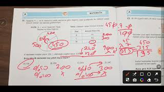 Sinan Kuzucu Yayınları Türkiye geneli LGS 1denemesi matematik çözümleri 1112 numaralı sorular [upl. by Tracie]