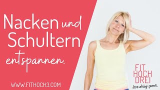 5 Yoga Übungen gegen Nackenschmerzen  verspannter Nacken und Kopfschmerzen in 8 Min lösen [upl. by Ddat]