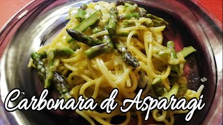 Carbonara di Asparagi  Piatto Vegetariano  Buonissima ChefJasonznc [upl. by Dzoba391]