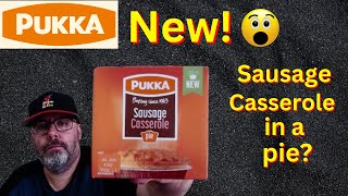 PUKKA  SAUSAGE CASSEROLE PIE  FOOD REVIEW [upl. by Lairea]