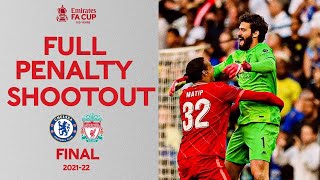 FULL Penalty Shootout amp Trophy Lift  Chelsea v Liverpool  Emirates FA Cup Final 2122 [upl. by Byrne374]