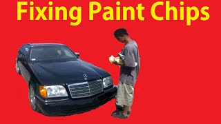 Fix Paint Chips on Cars Cheap Easy DIY Tutorial Video Chip Repair Tips [upl. by Sileray]