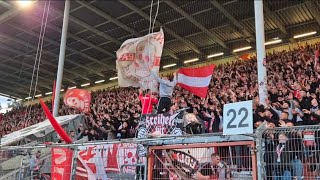 Energie Cottbus gegen FC Saarbrücken 41  Cottbus Fans in Stadion Der Freundschaft  3Liga [upl. by Onateyac]