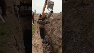 🟡Amazing New Sewer Line RCC pipe installation How to installation New Sewer Line sewer arifengrs [upl. by Stucker]