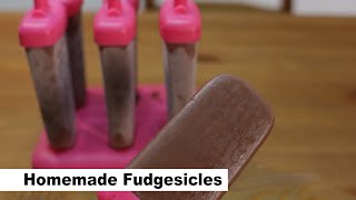 How to Make Fudgesicles  Easy Homemade Fudge Pops Recipe  Short version [upl. by Verne199]