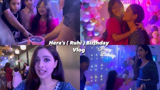 Hera’s  Ruhi  birthday party 🥳🎂💕 [upl. by Annoyi76]