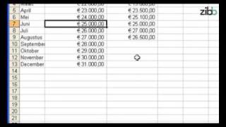 Webcursus excel  cursus deel 19  Trendlijnen en prognoses [upl. by Doti363]