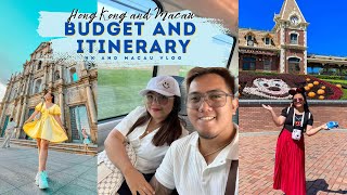 Hong Kong amp Macau Vlog Itinerary  P30k ALL IN budget for 6D5N [upl. by Sharity]