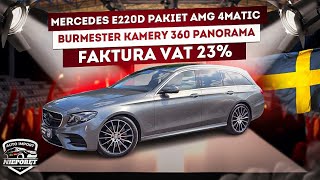 MERCEDES EKLASA W213 ✅️ PAKIET AMG ✅️ 4MATIC ✅️ BURMESTER ✅️ PANORAMA ✅️ FV23 [upl. by Redleh]