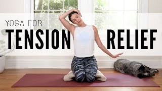 Yoga For Tension Relief  28Minute Home Yoga [upl. by Eenoj]