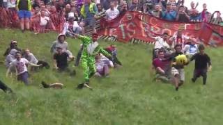 Cheese Rolling at Coopers Hill Gloucestershire  2016 [upl. by Artened]