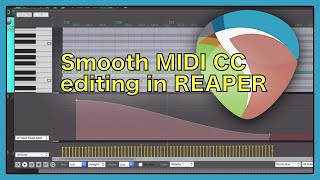 Smooth MIDI CC Automation in REAPER 6 [upl. by Nani]