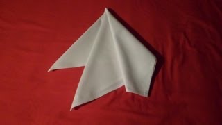 How To Fold Napkins  French Fold napkin folds [upl. by Irtimid]