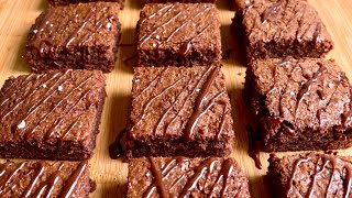 One Bowl Cakey Chocolate Brownie Recipe  Easy Cakey Chocolate Brownie Recipe [upl. by Pollie686]