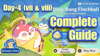 Genshin Impact 48 New Event  Bing Bang Finchball  Challenge Day 4  Complete Guide [upl. by Atnoid]