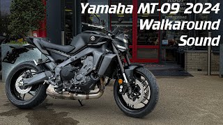 Yamaha MT 09 2024 Walkaround  Exhaust Sound [upl. by Ilagam]