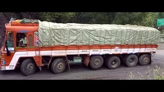 TATA VS ASHOK LEYLAND VS EICHER PRO 6037 37 TONNAGE MODEL SAME GHAT SAME LOAD wesupportdrivers [upl. by Altis]