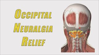 Home Treatment for Occipital Neuralgia  5 excellent movements to relieve pain [upl. by Olihs]