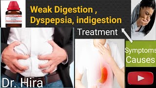 Weak digestionDyspepsia Indigetion Natural homeopathic treatment [upl. by Omocaig]