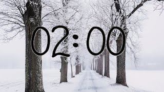 2 Minute Winter ❄️ Countdown Timer ⏱ [upl. by Ellerud]