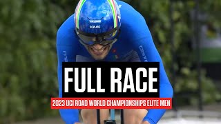 FULL RACE 2023 UCI Road World Championships Mens Time Trial [upl. by Ducan115]